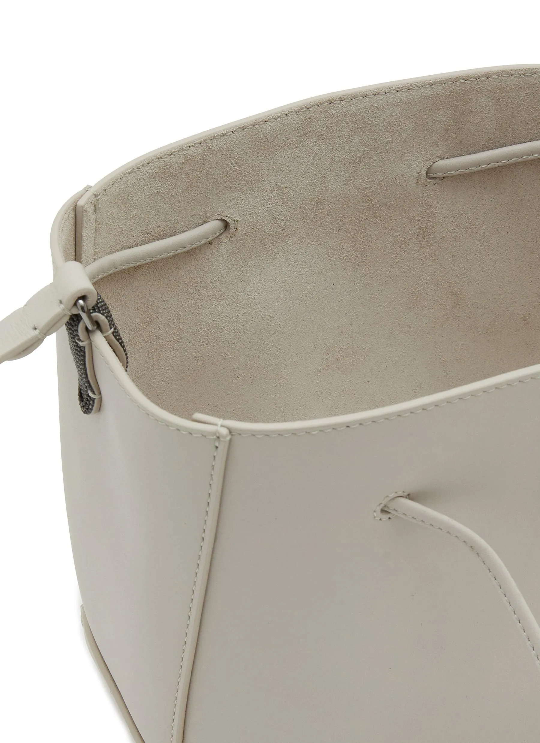 -----------BRUNELLO CUCINELLI  ---- ------------ ----Small Leather Bucket Bag --