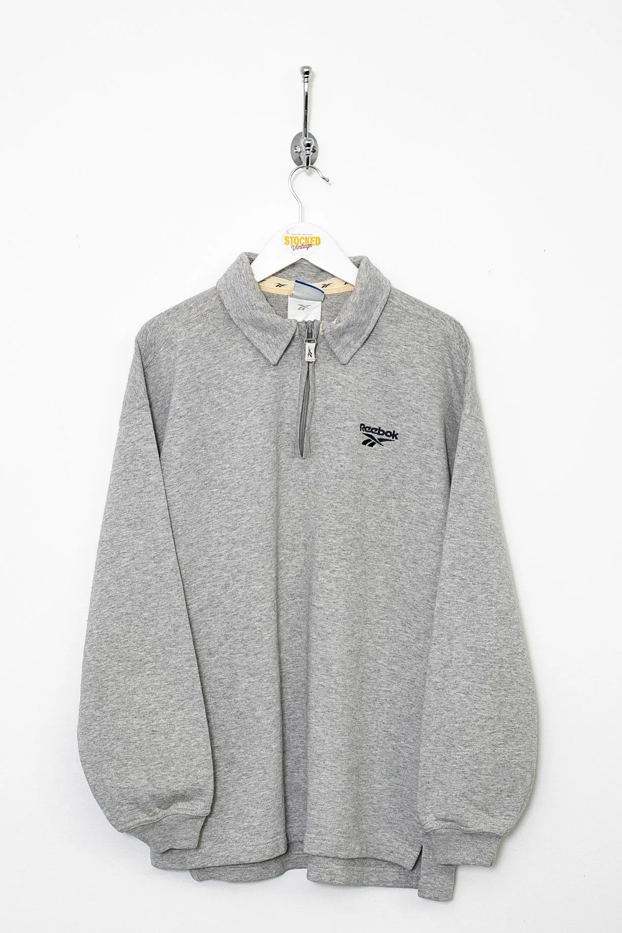 00s Reebok 1/4 Zip Sweatshirt (M)