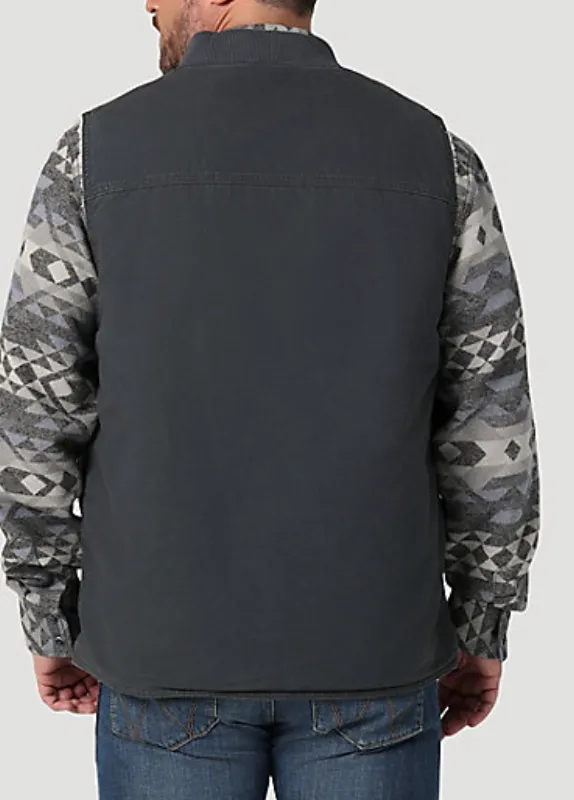 112335625- Wrangler Rancher Vest- Grey