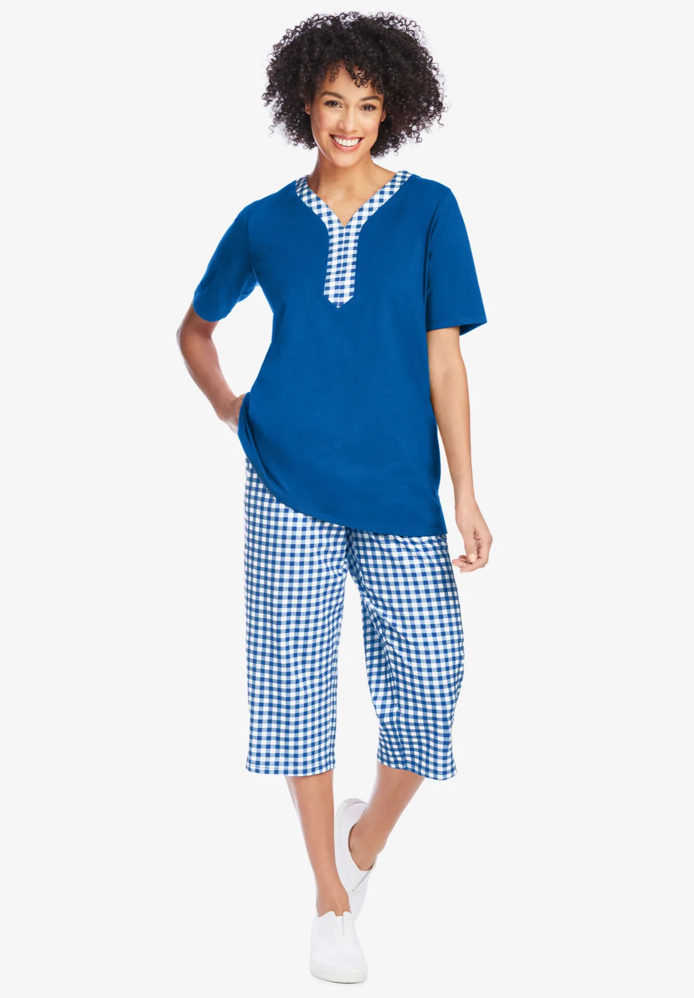 2-Piece Tunic Capri Set