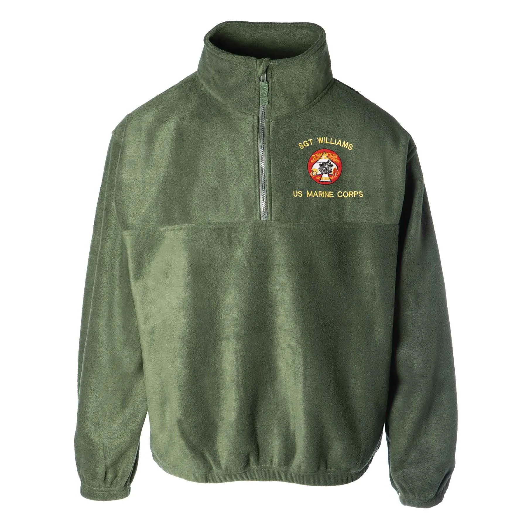 2nd Tank Battalion Embroidered Fleece 1/4 Zip