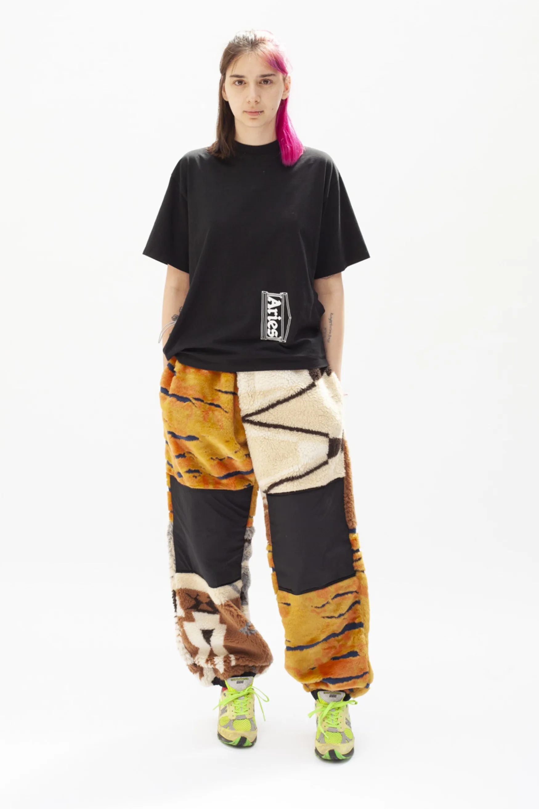 Abstract Fleece Pants