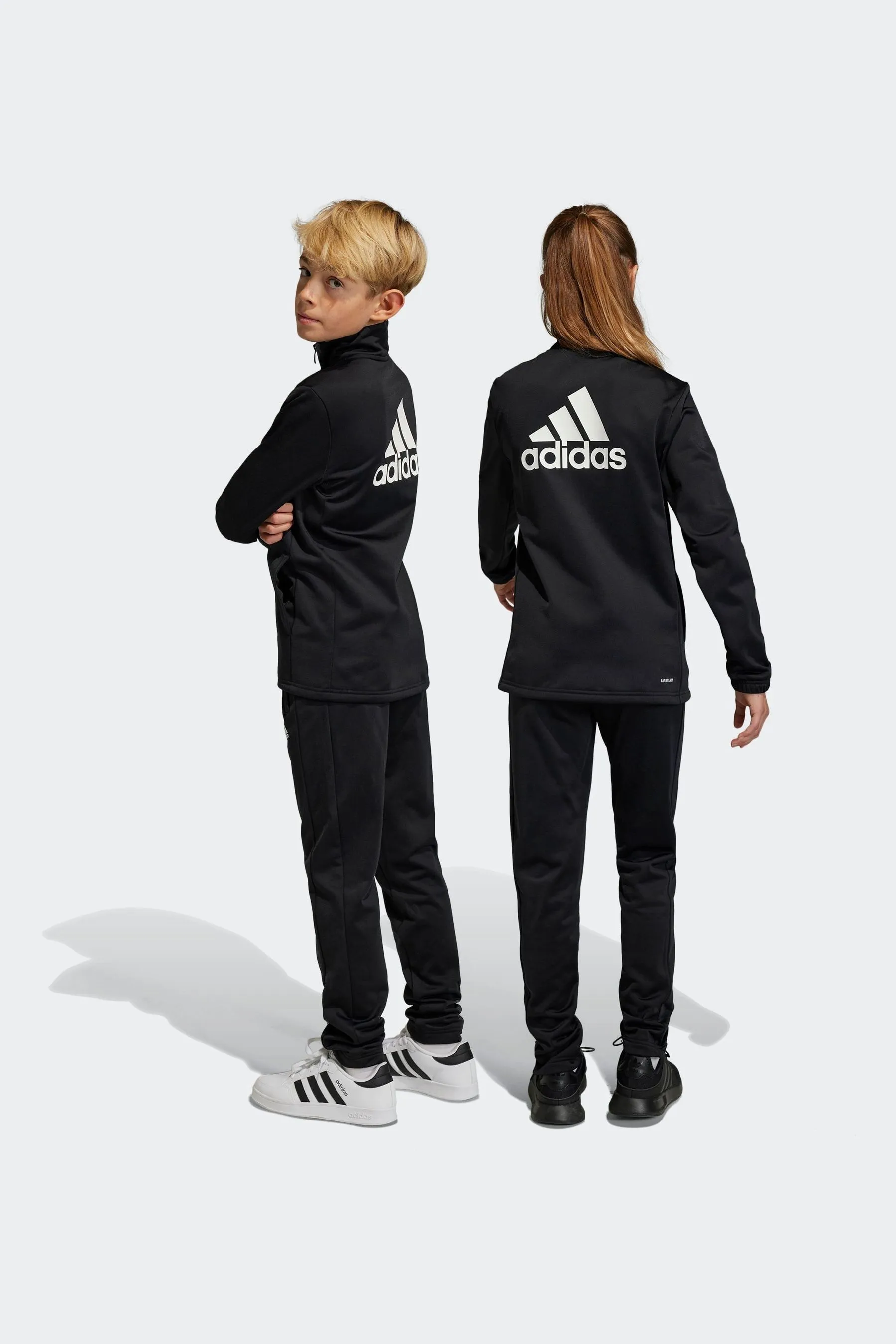 adidas Black Essentials Big Logo Tracksuit