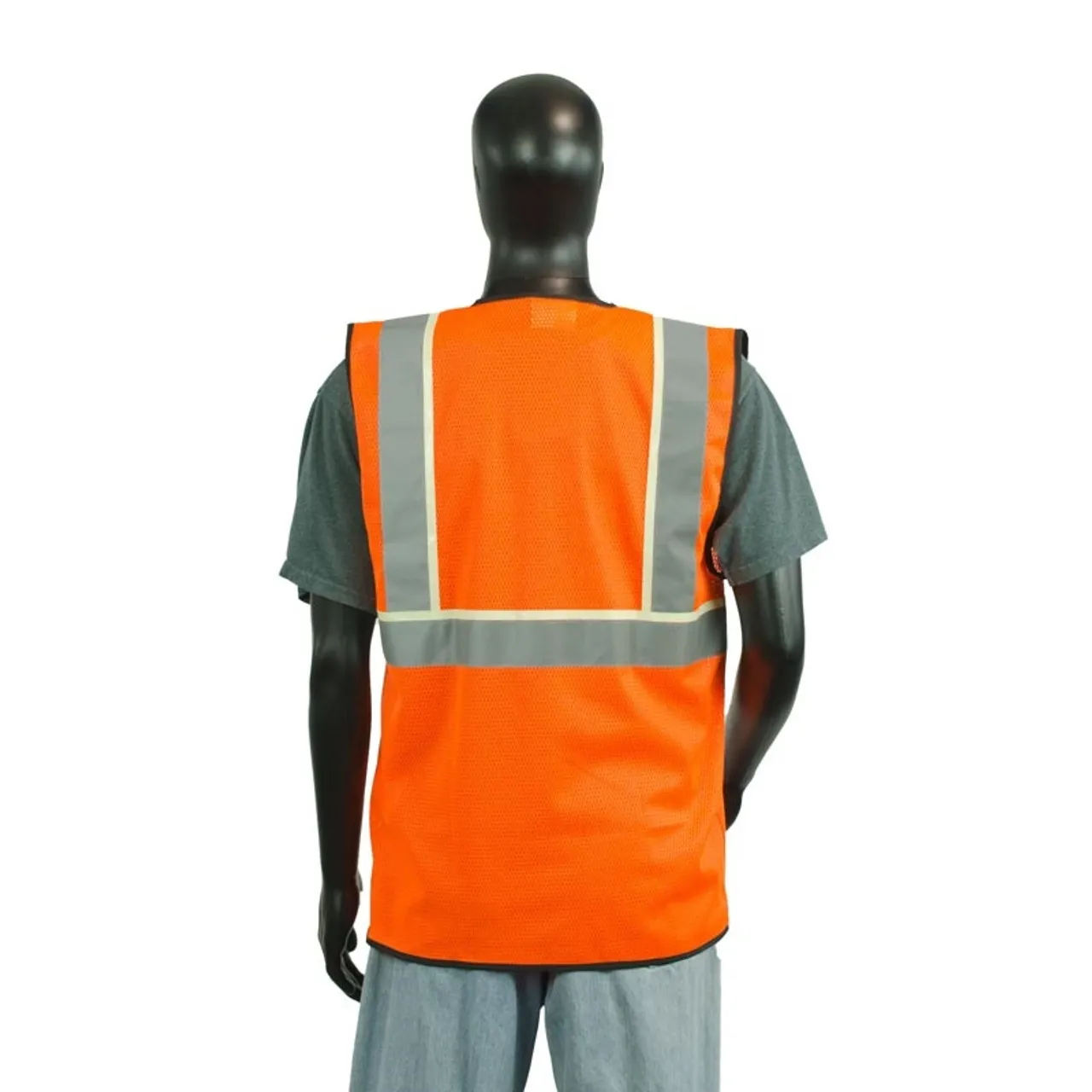 Alpha Workwear Class 2 Hi Vis Illuminating Safety Vest Glow A200