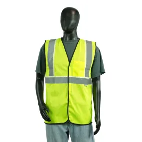 Alpha Workwear Class 2 Hi Vis Illuminating Safety Vest Glow A200