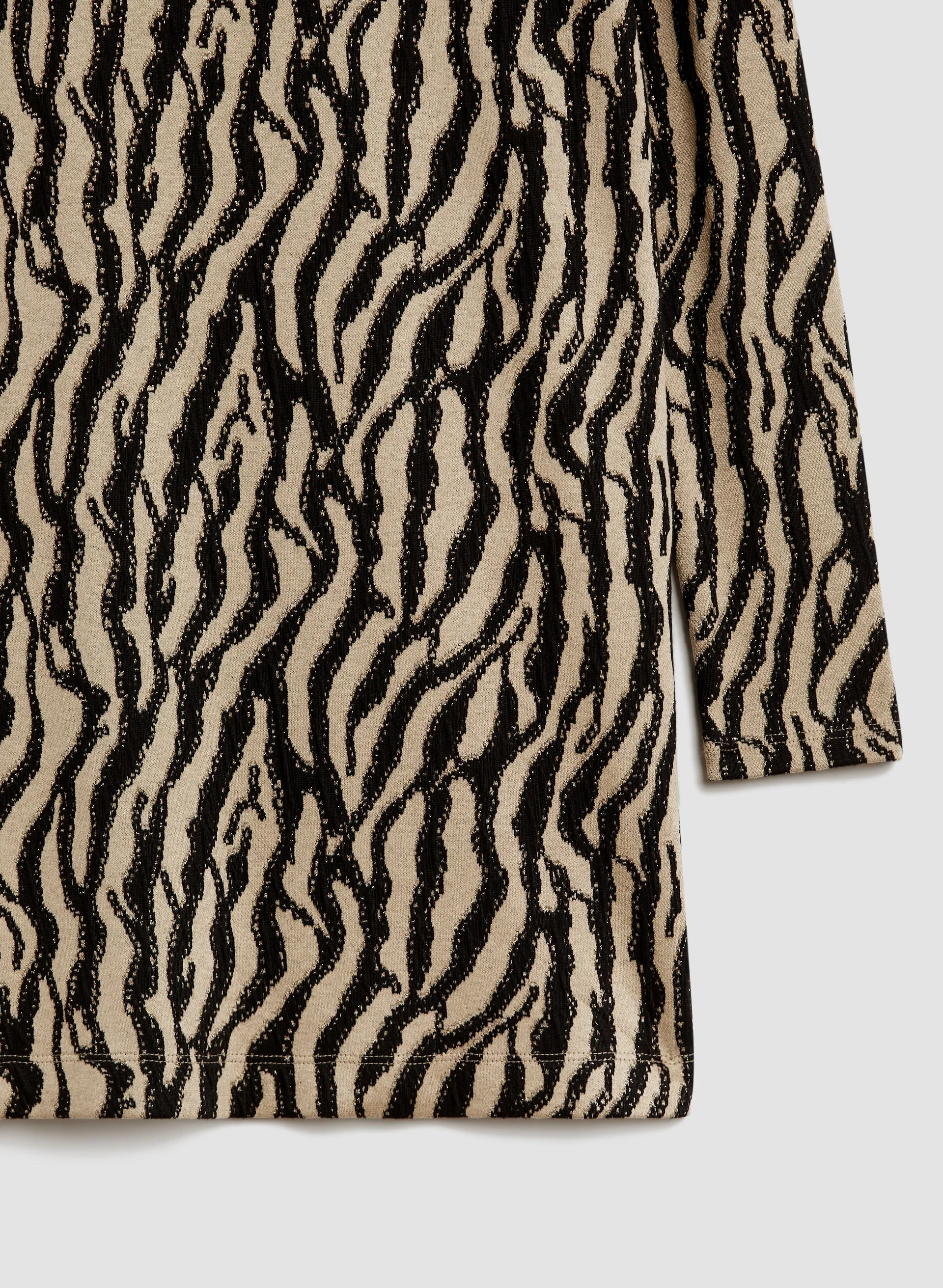 Animal Motif Jacquard Tunic