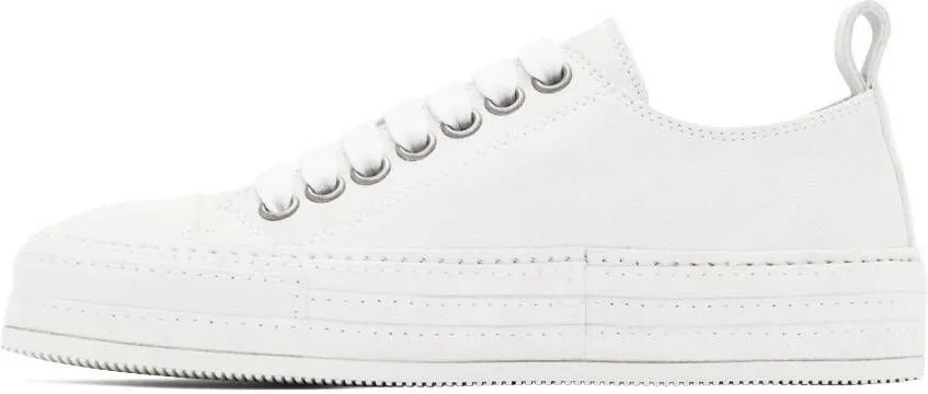 Ann Demeulemeester White Suede Gert Sneakers