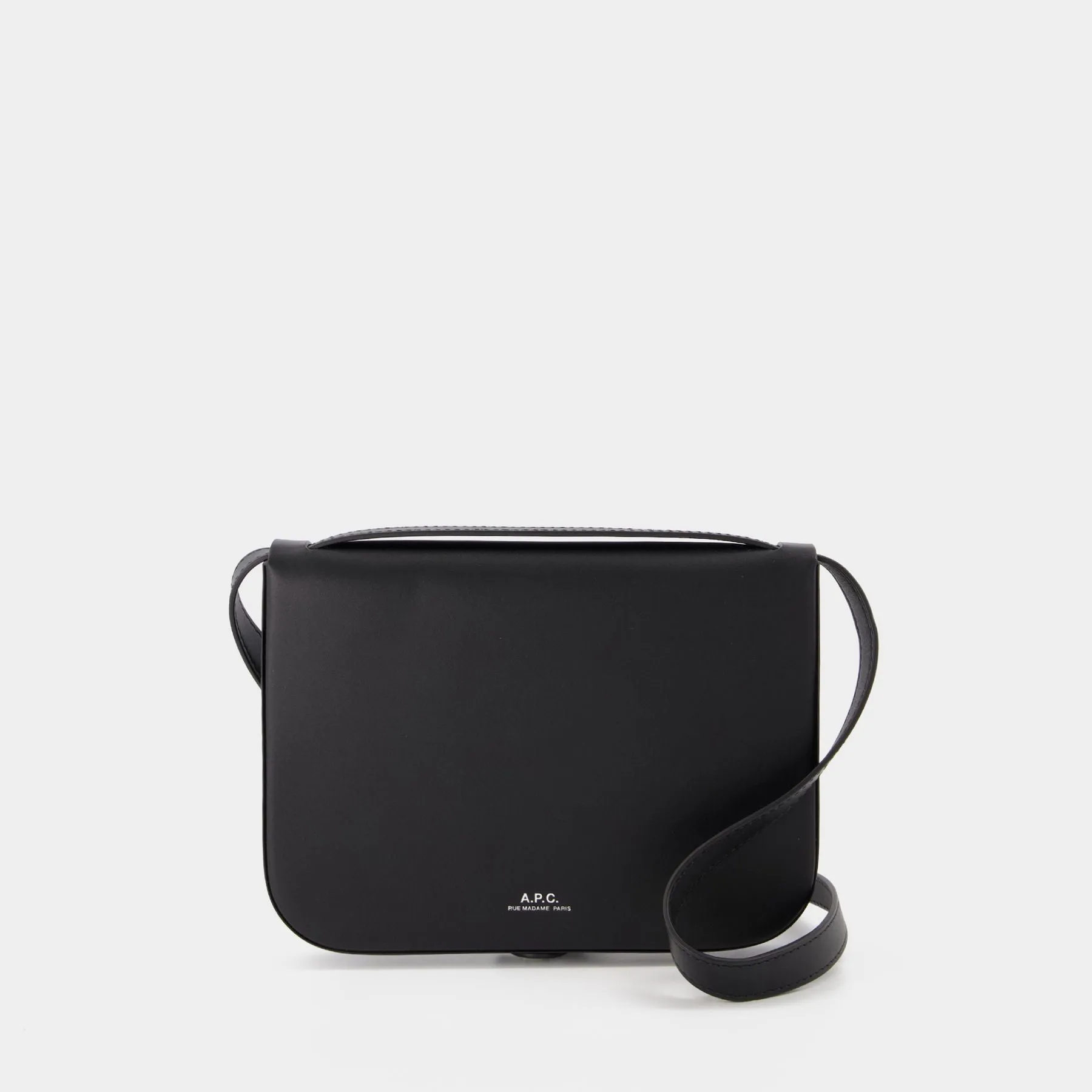 A.P.C.  Josh Bag in Black Leather