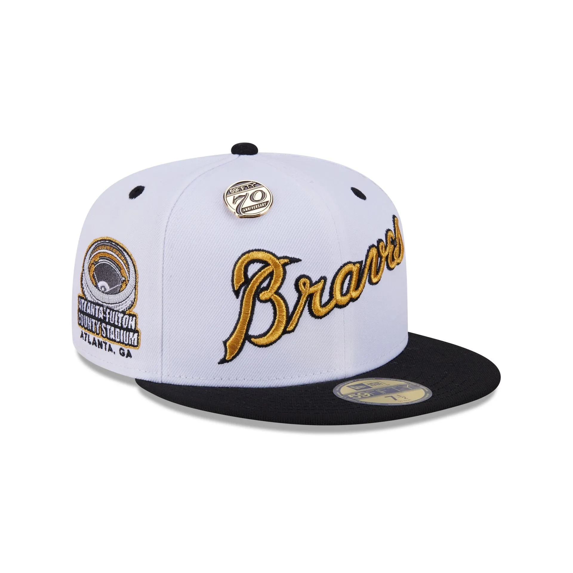 Atlanta Braves 70th Anniversary 59FIFTY Fitted Hat