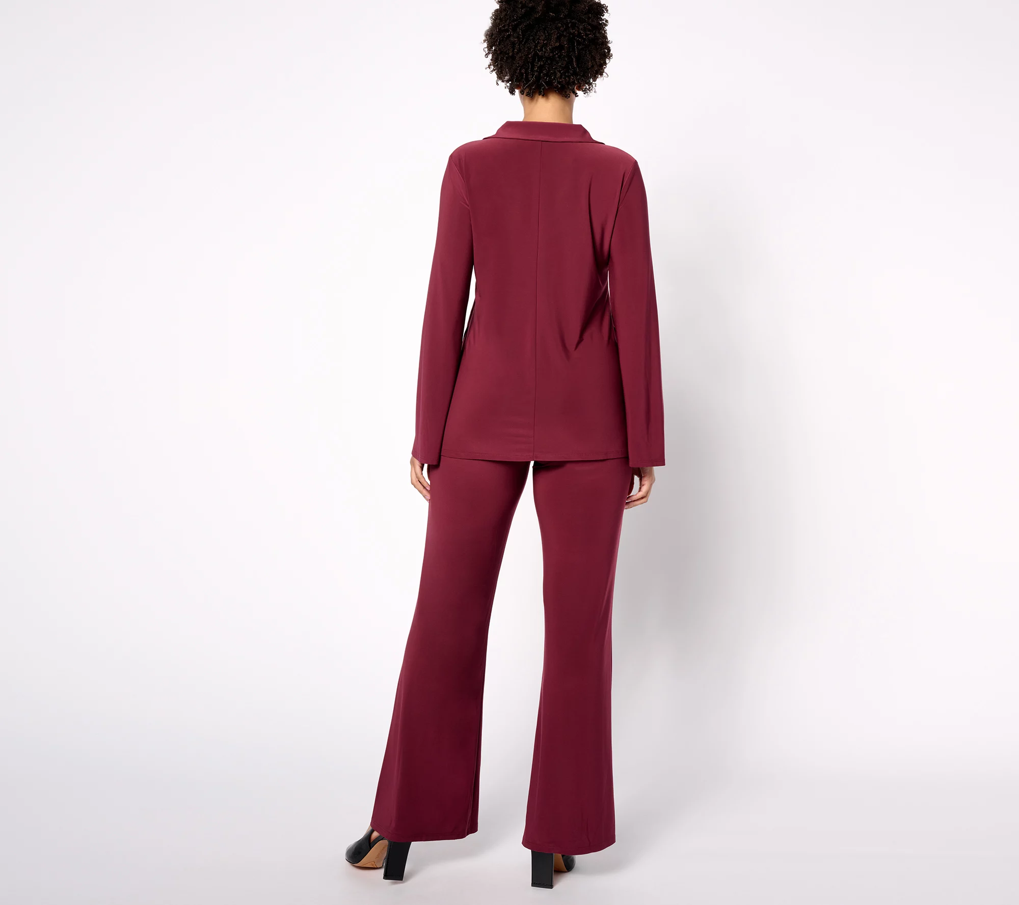 Attitudes by Renee Petite Como Jersey Tunic & Pant Set