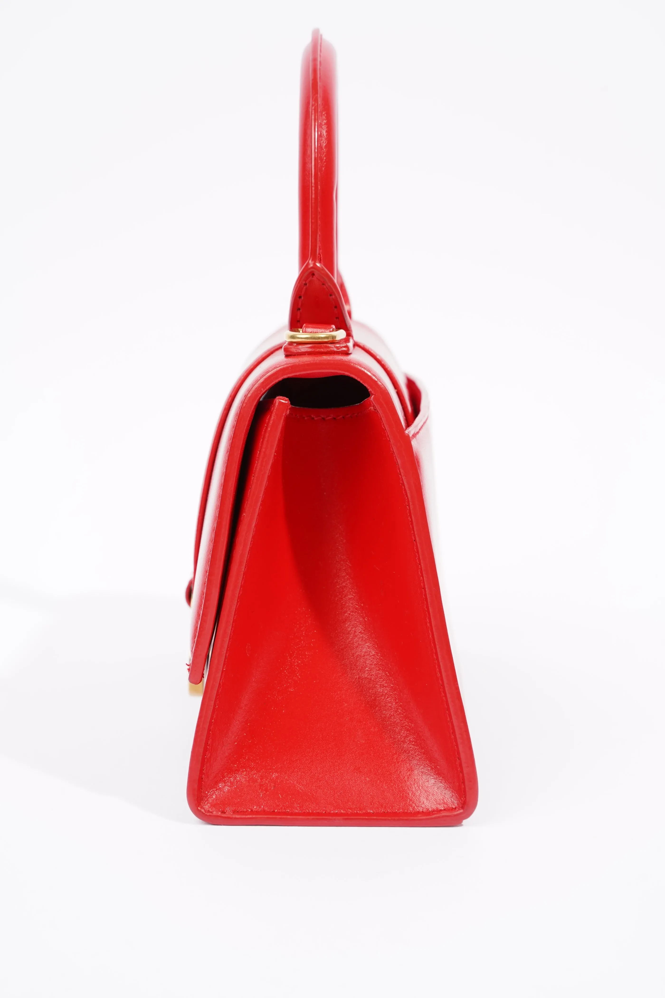 Balenciaga Hourglass Bag Red Leather XS