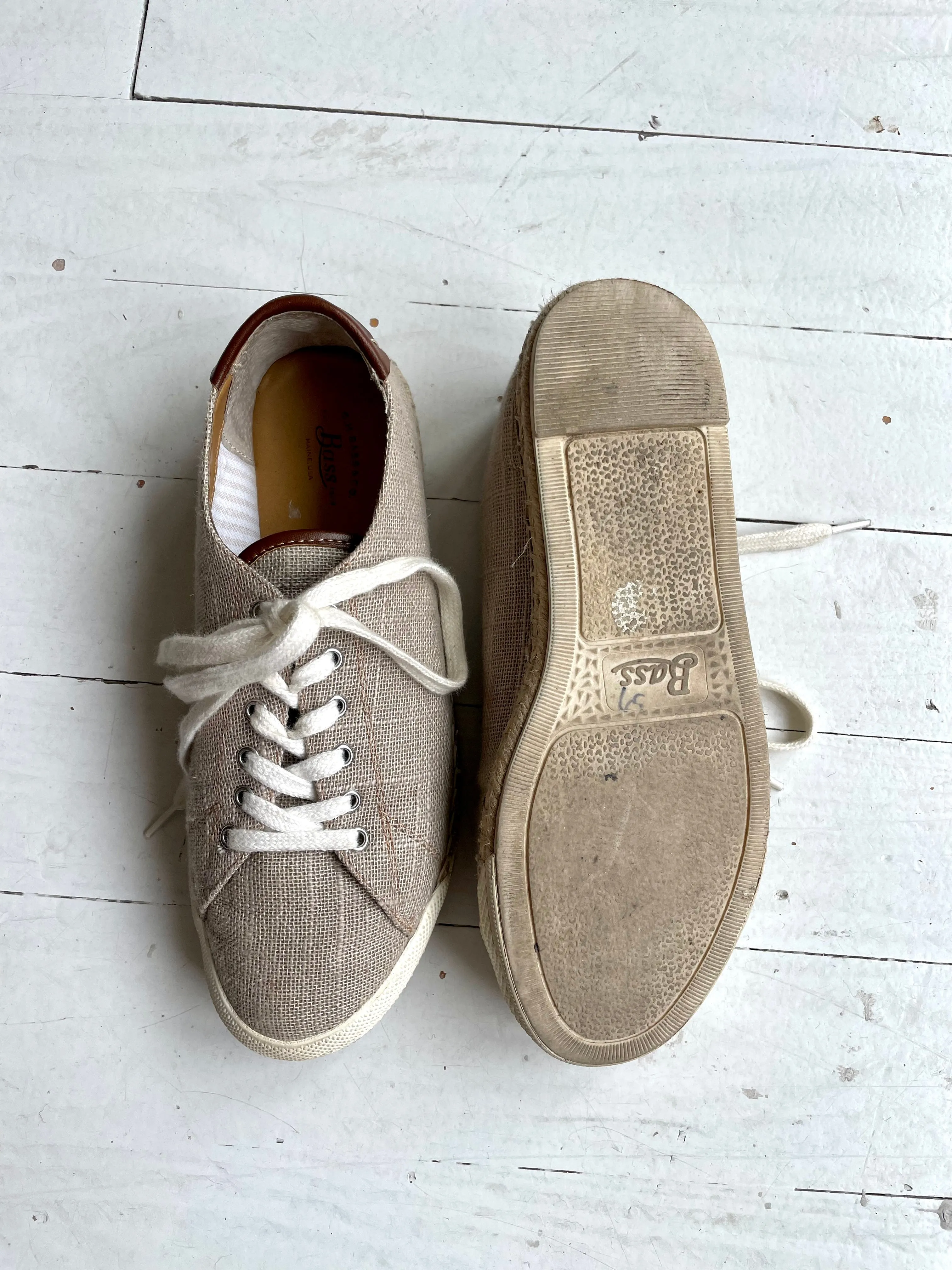 Bass Linen Sneakers