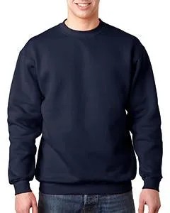 Bayside Adult Crew Neck Fleece BA1102 Navy