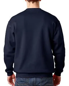 Bayside Adult Crew Neck Fleece BA1102 Navy