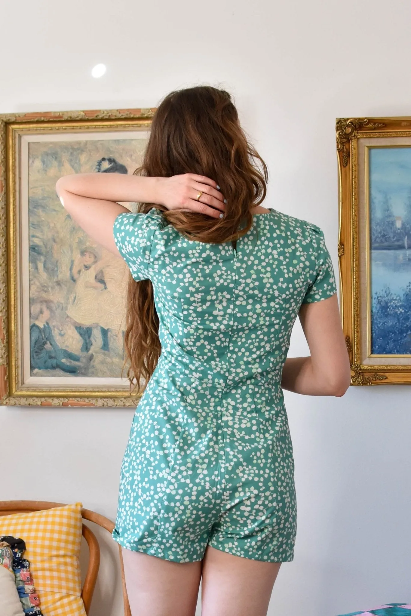 Birds of North America Teeter Bob Romper - Tendril Traces (Online Exclusive)