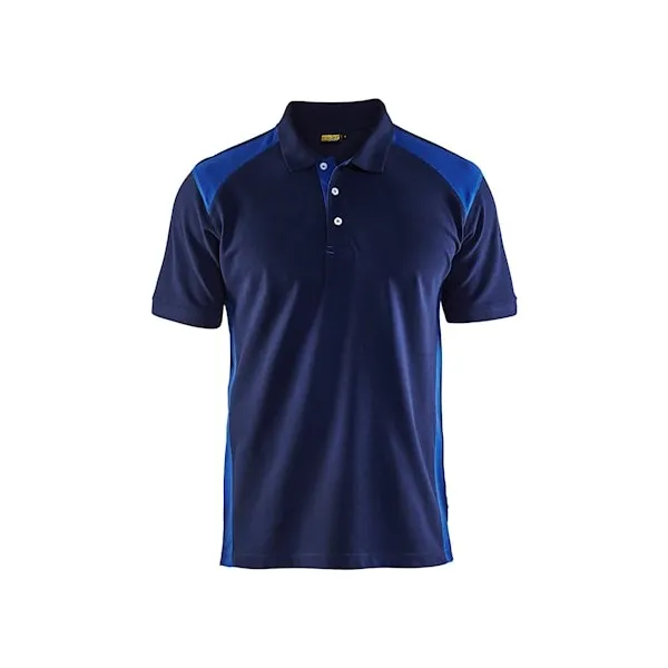 Blaklader Workwear Polo Shirt (Navy Blue/Cornflower Blue)