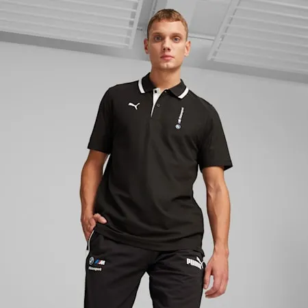 BMW M Motorsport Men's Motorsports Polo | PUMA Black | PUMA BMW Motorsport | PUMA 