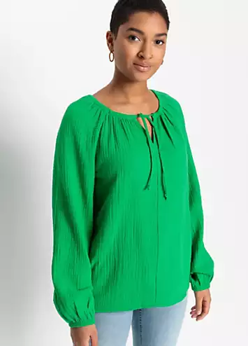 bonprix Cotton Muslin Tunic | Grattan