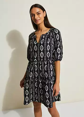 bonprix Printed Tunic Dress