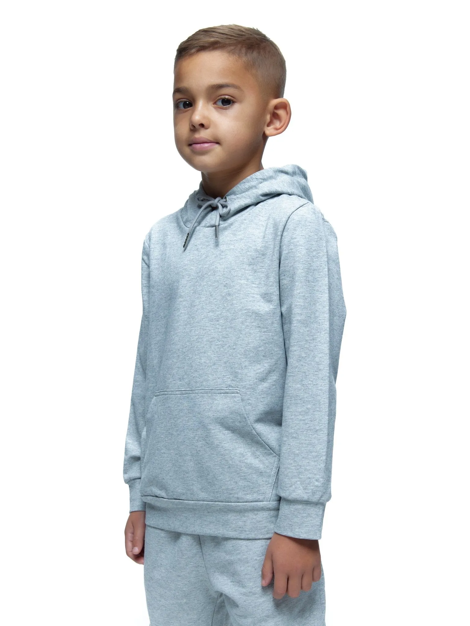 Boy's Grey Logo Panel Tracksuit