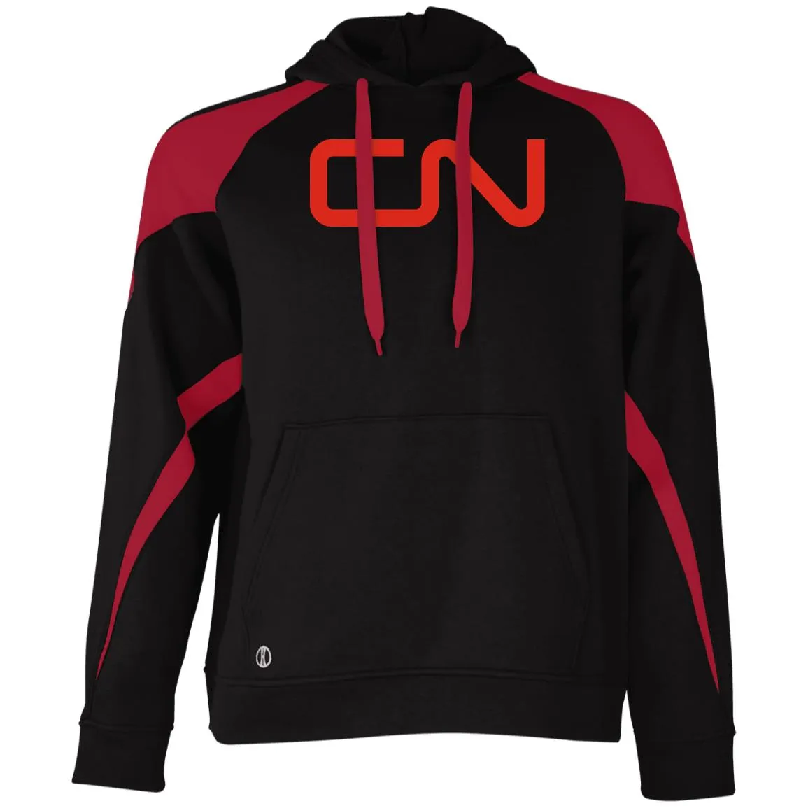 Canadian National [CN] Athletic Colorblock Fleece Hoodie