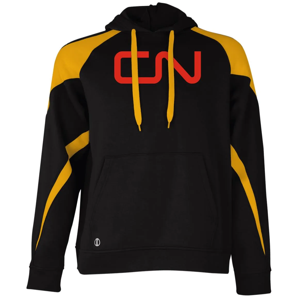 Canadian National [CN] Athletic Colorblock Fleece Hoodie