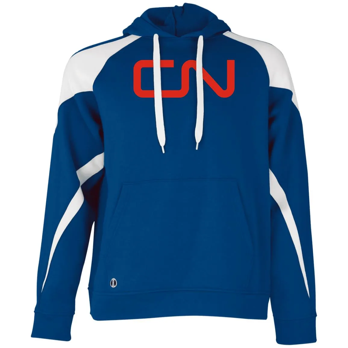 Canadian National [CN] Athletic Colorblock Fleece Hoodie