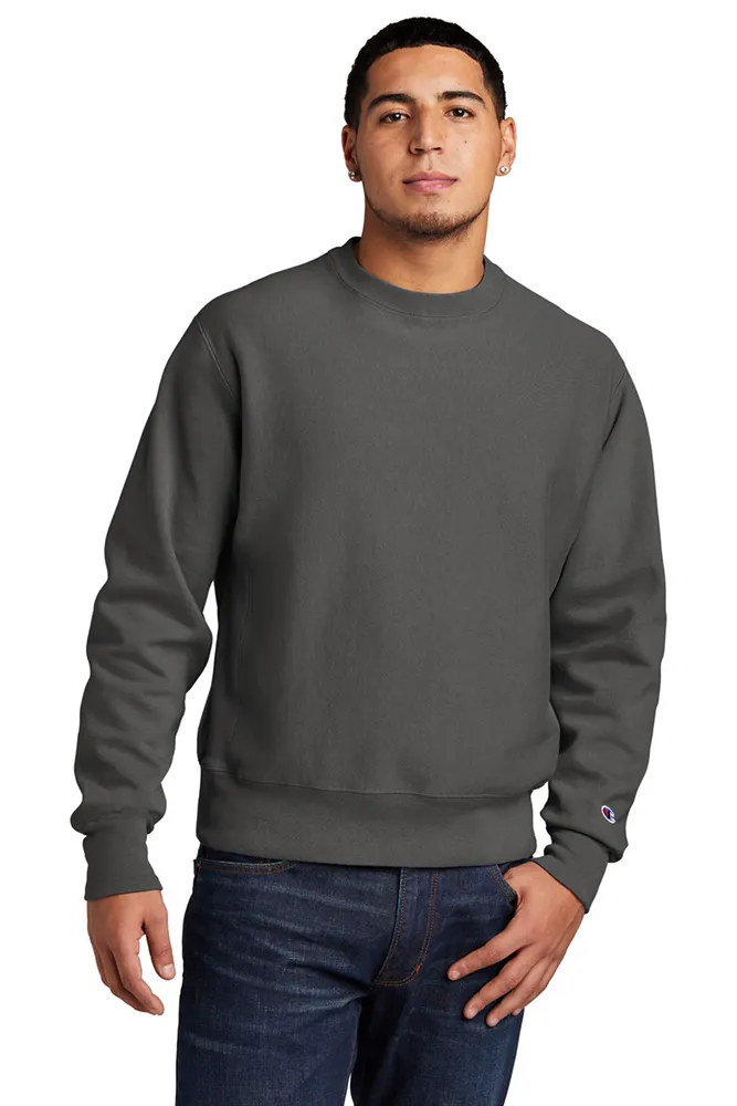 Champion Garment-Dyed Fleece Crewneck Sweatshirt - GDS149