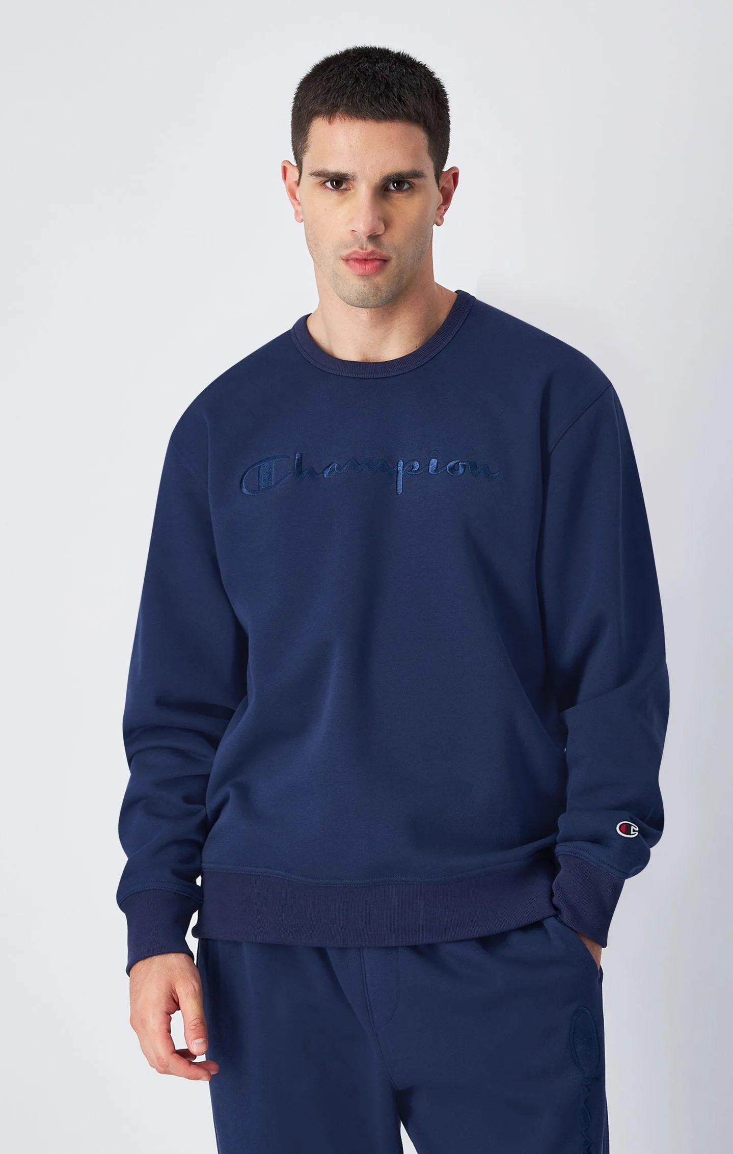 Champion Icons Tonal Big Logo Fleece Sweatshirt