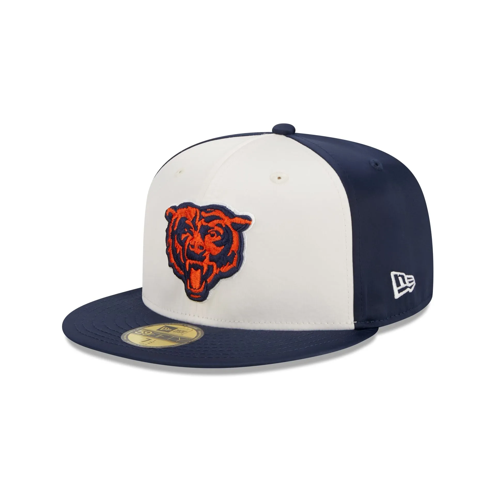 Chicago Bears Throwback Satin 59FIFTY Fitted Hat