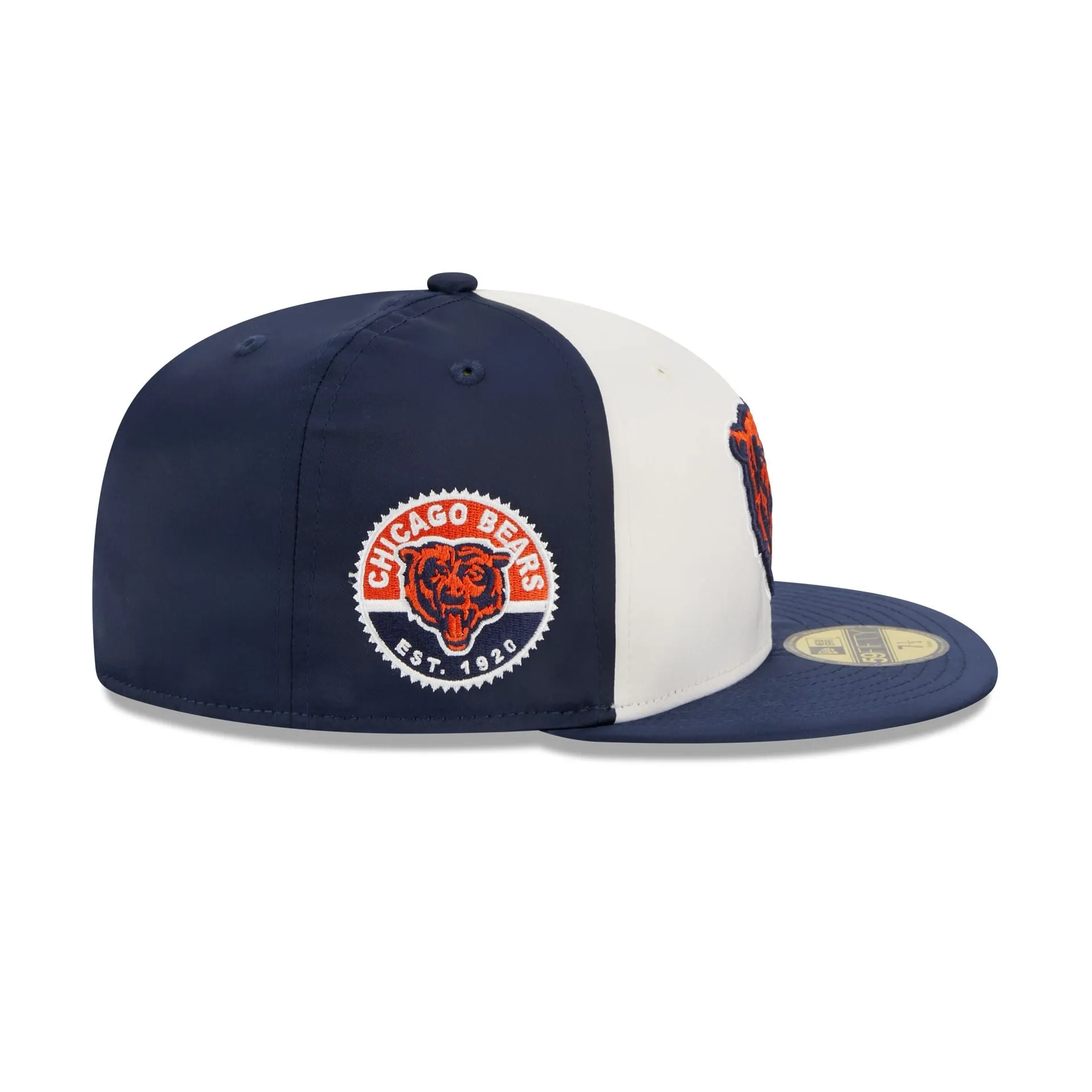 Chicago Bears Throwback Satin 59FIFTY Fitted Hat