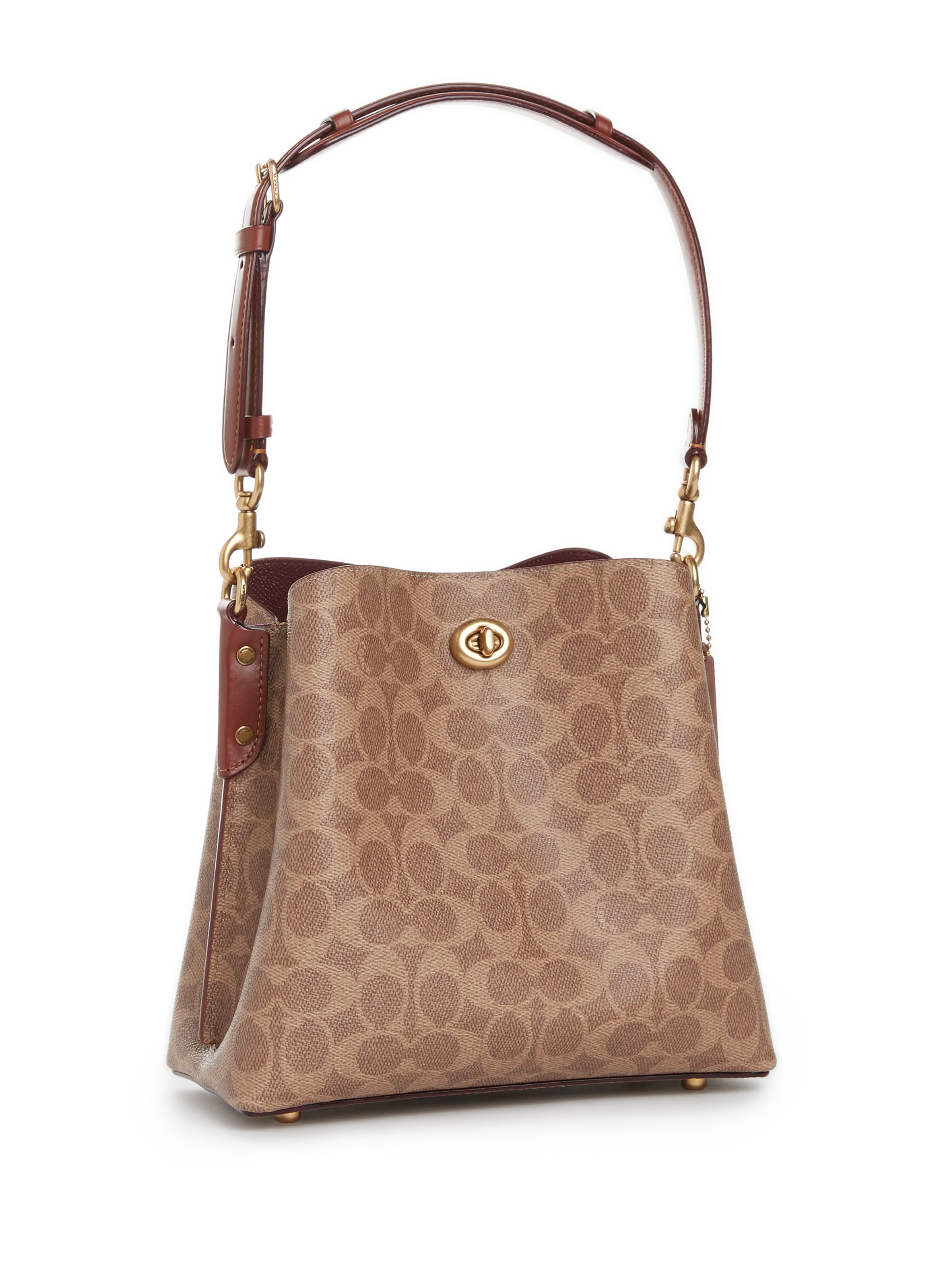 COACH  Willow coated canvas shoulder bag - Brown