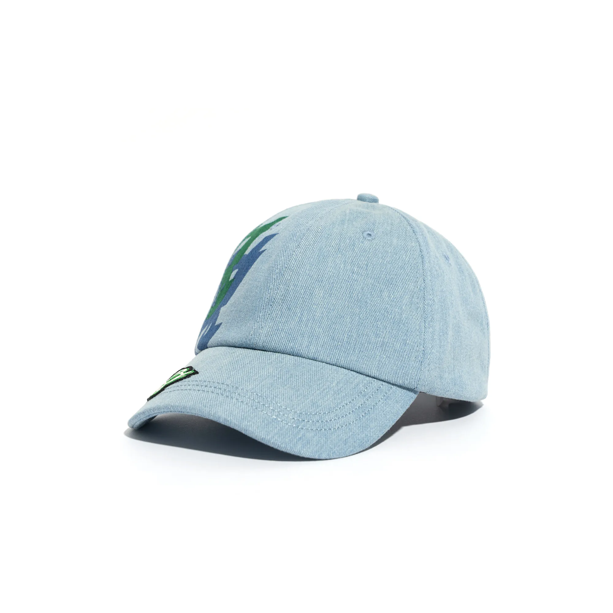 COLOR PRINT DENIM DAD HAT