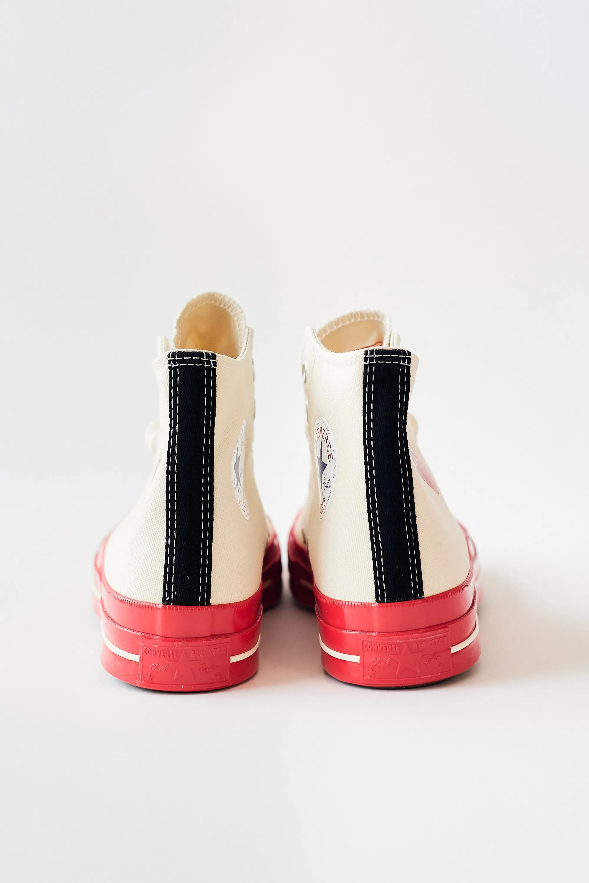 Comme des Garons PLAY Converse Red Sole High Top