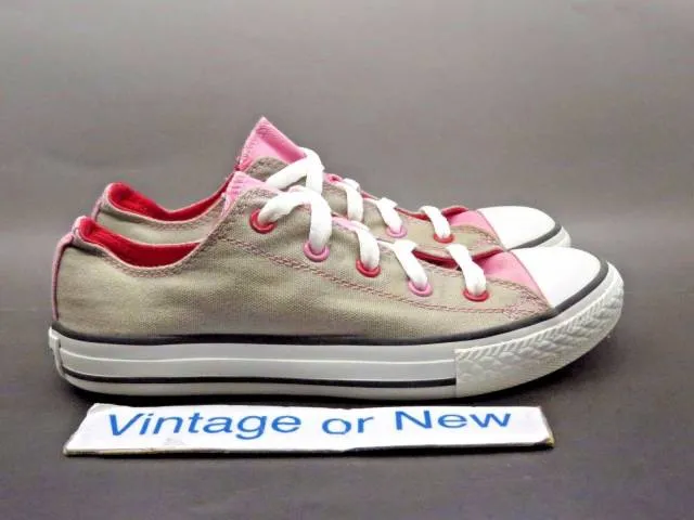 Converse All-Star Low OX CT Double Tongue Grey Pink Yout...