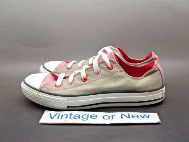 Converse All-Star Low OX CT Double Tongue Grey Pink Yout...