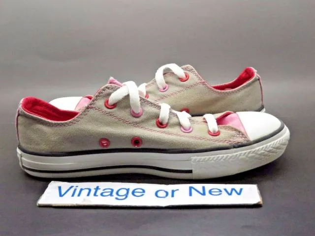 Converse All-Star Low OX CT Double Tongue Grey Pink Yout...