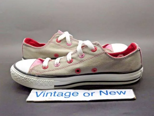 Converse All-Star Low OX CT Double Tongue Grey Pink Yout...