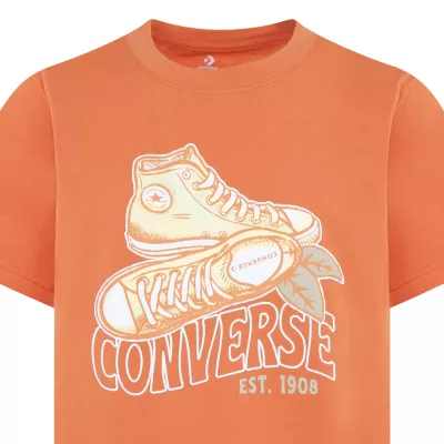 Converse Big Boys Crew Neck Short Sleeve Graphic T-Shirt