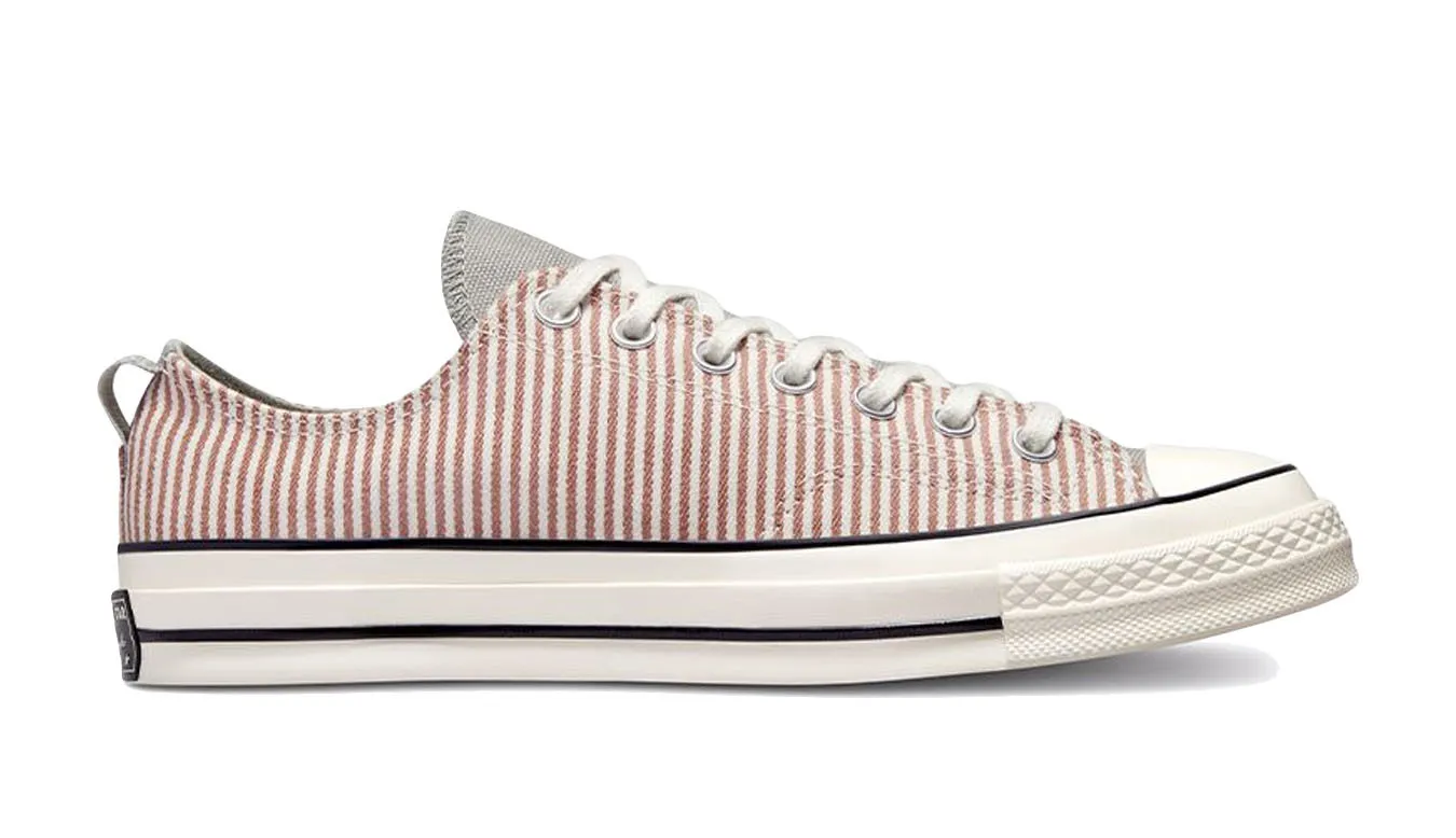 Converse Chuck 70 Hickory Stripe Low Top Mineral Clay