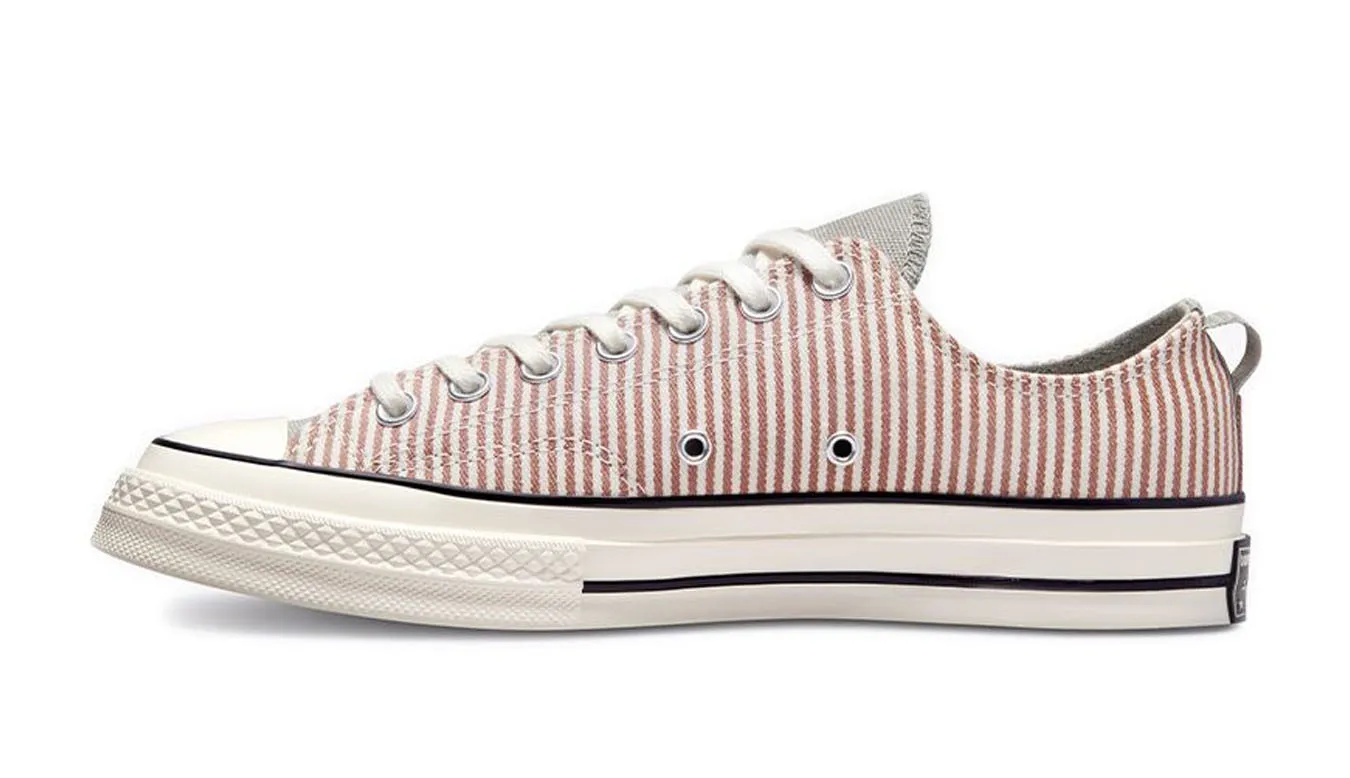 Converse Chuck 70 Hickory Stripe Low Top Mineral Clay