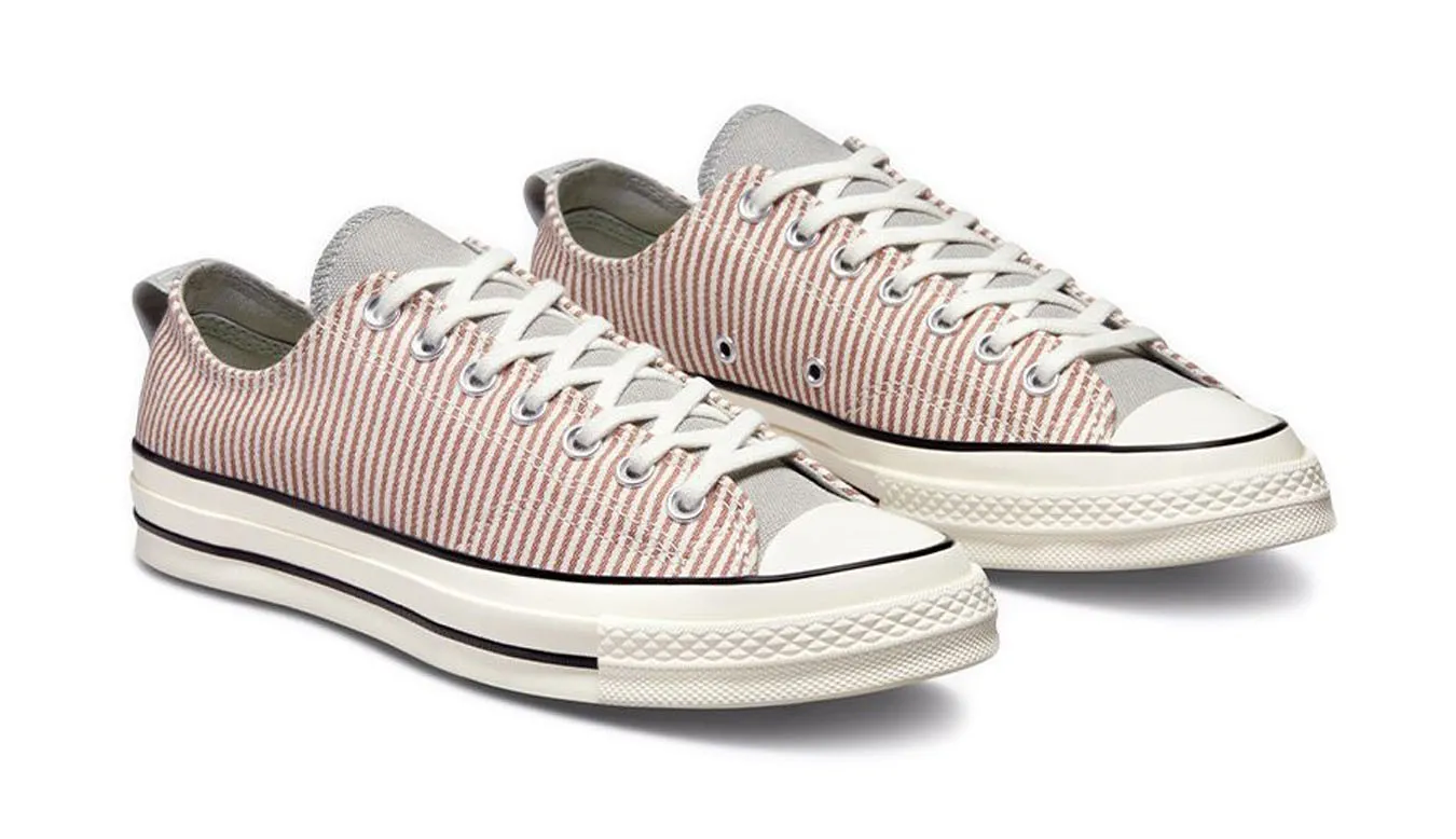 Converse Chuck 70 Hickory Stripe Low Top Mineral Clay