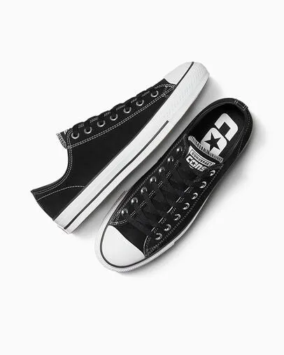 Converse CTAS Pro Suede Ox Low Black/Black/White