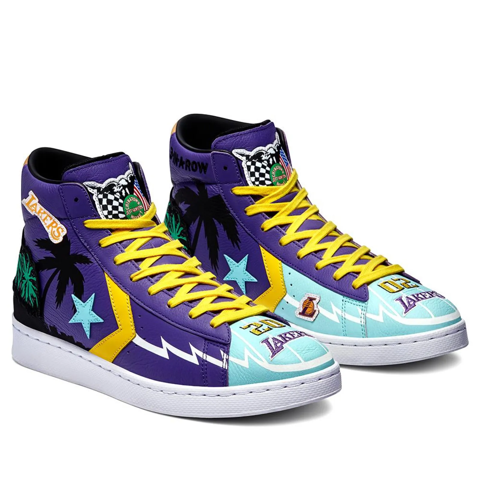 Converse Pro Leather NBA Chinatown Market x Jeff Hamilton ''Lakers''