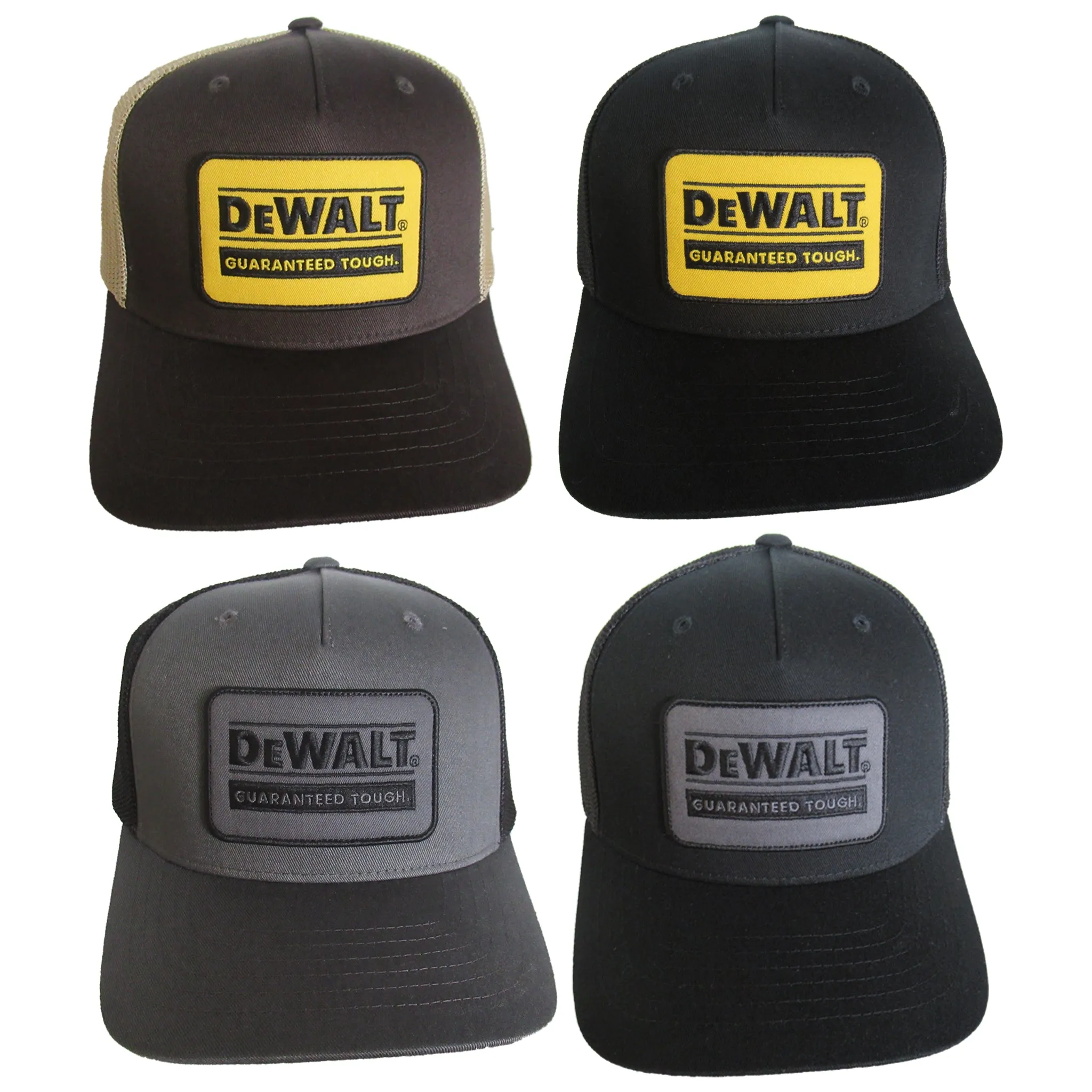 DEWALT Men's Oakdale Patch Trucker Hat DXWW50041