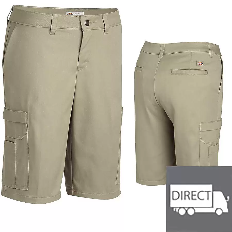 Dickies Workwear FR337 Ladies' Industrial Cotton Cargo Short SKU: FR337