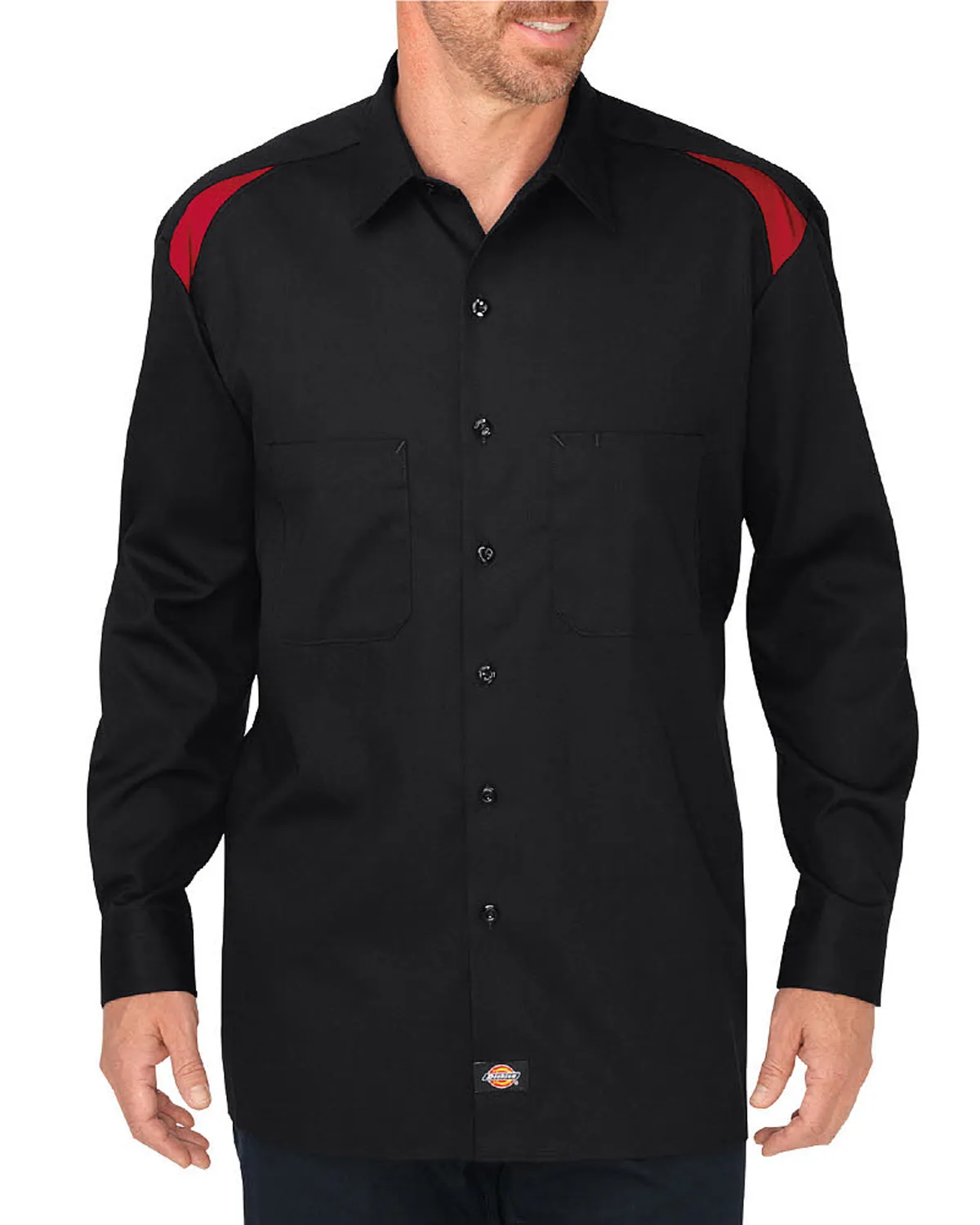 Dickies Workwear LL605T Men's Tall Long-Sleeve Performance Team Shirt SKU: LL605T