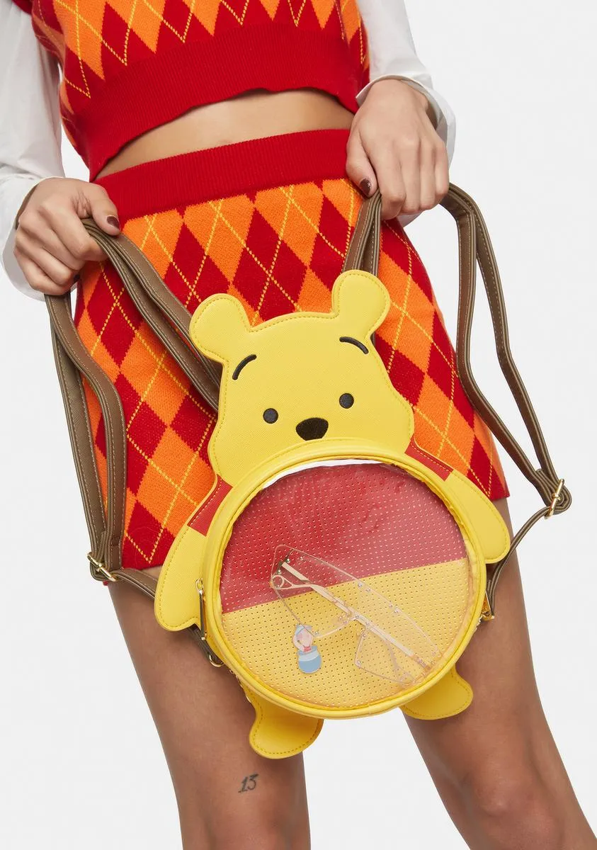 Disney Winnie The Pooh Pin Trader Convertible Backpack-