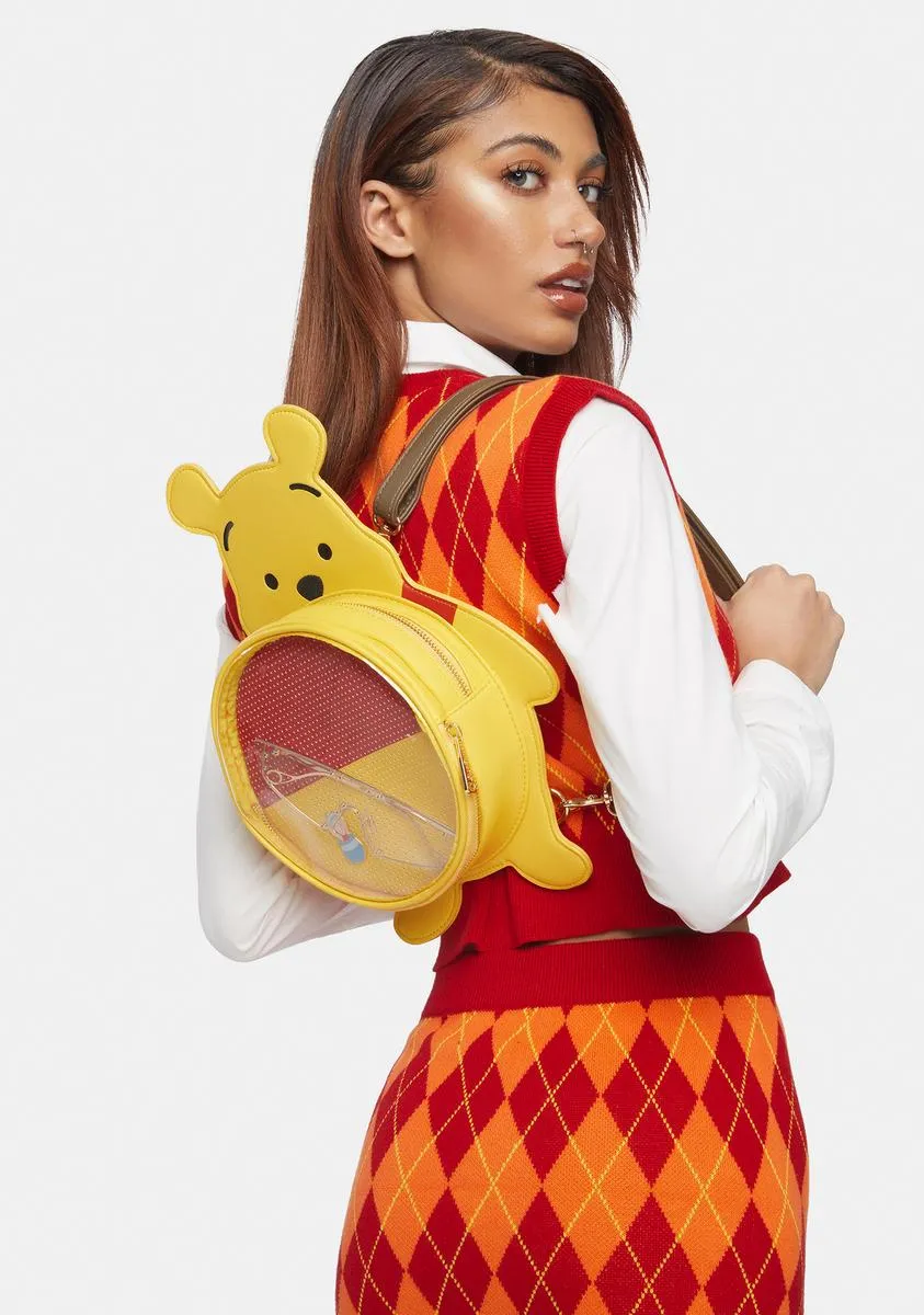 Disney Winnie The Pooh Pin Trader Convertible Backpack-