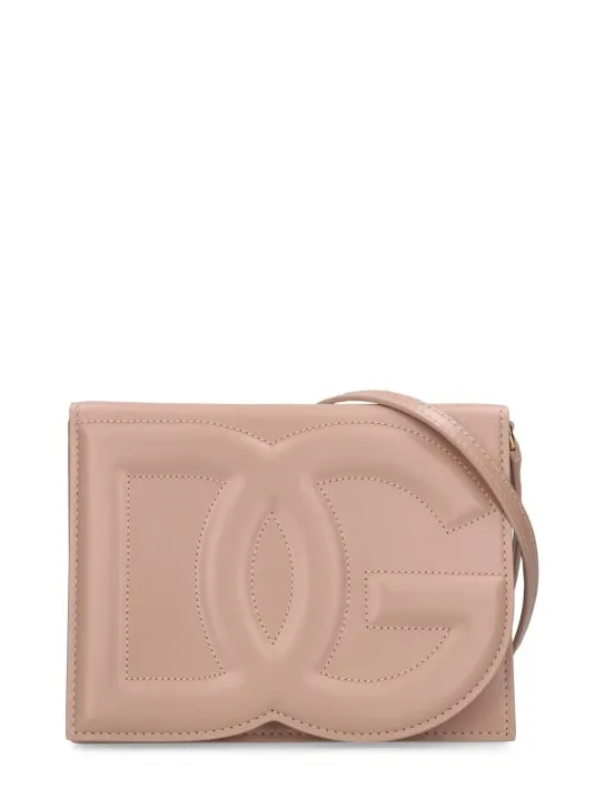 Dolce&Gabbana   Logo leather shoulder bag 